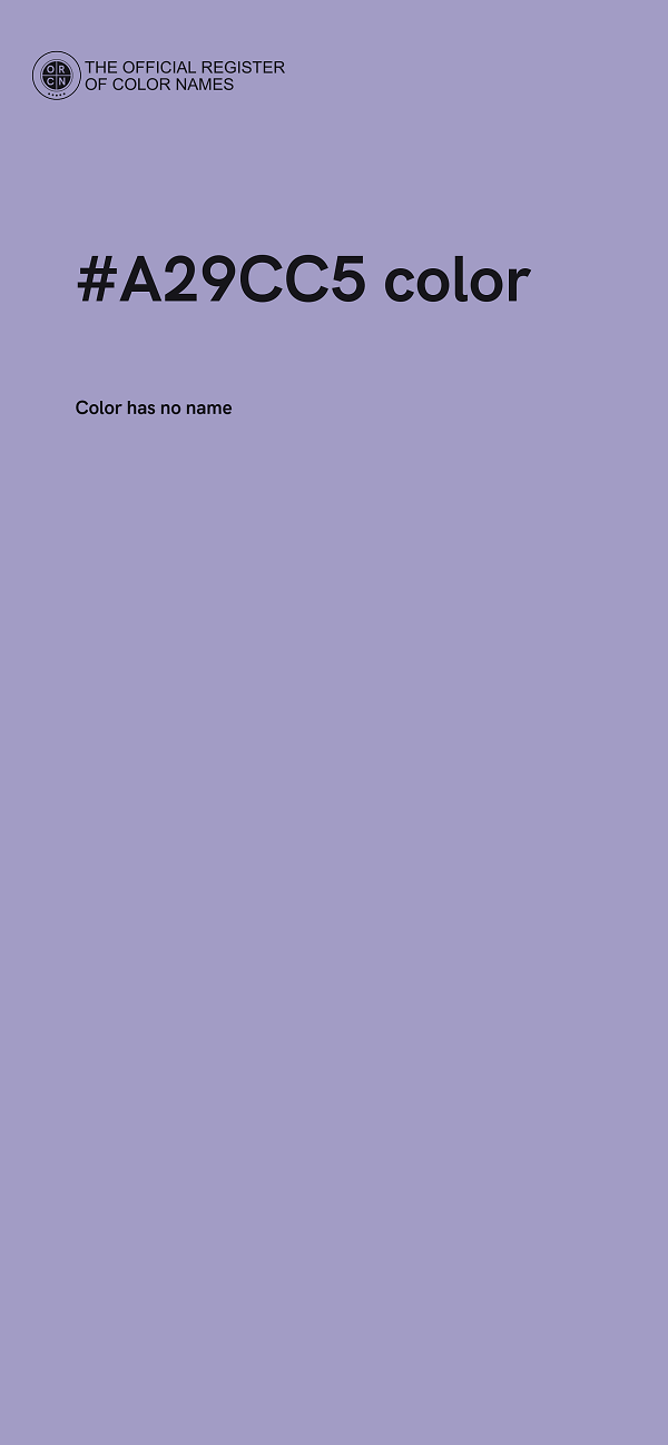 #A29CC5 color image
