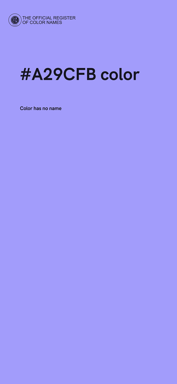 #A29CFB color image