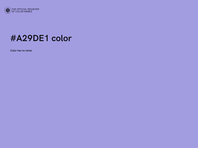 #A29DE1 color image