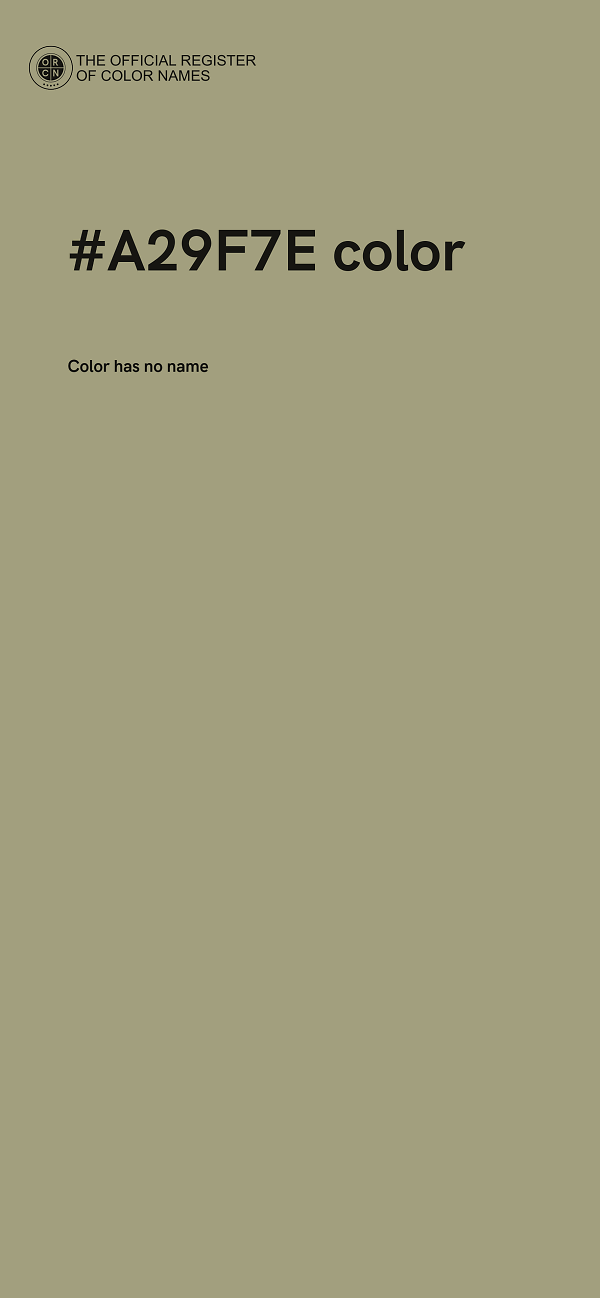 #A29F7E color image