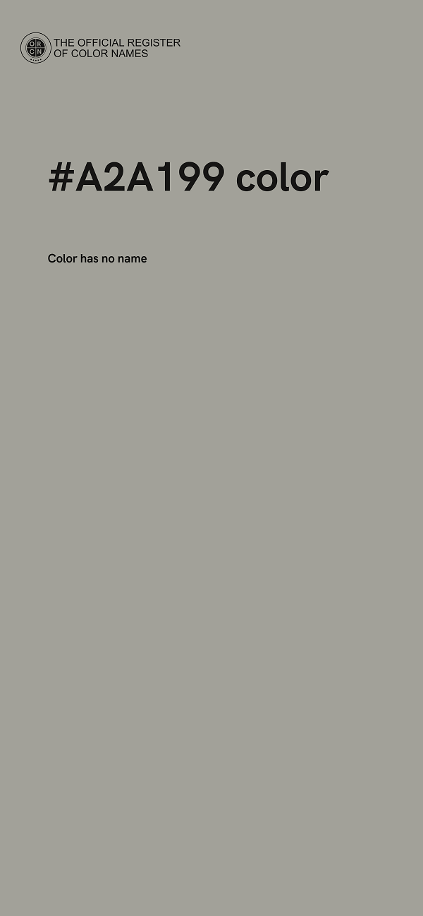 #A2A199 color image