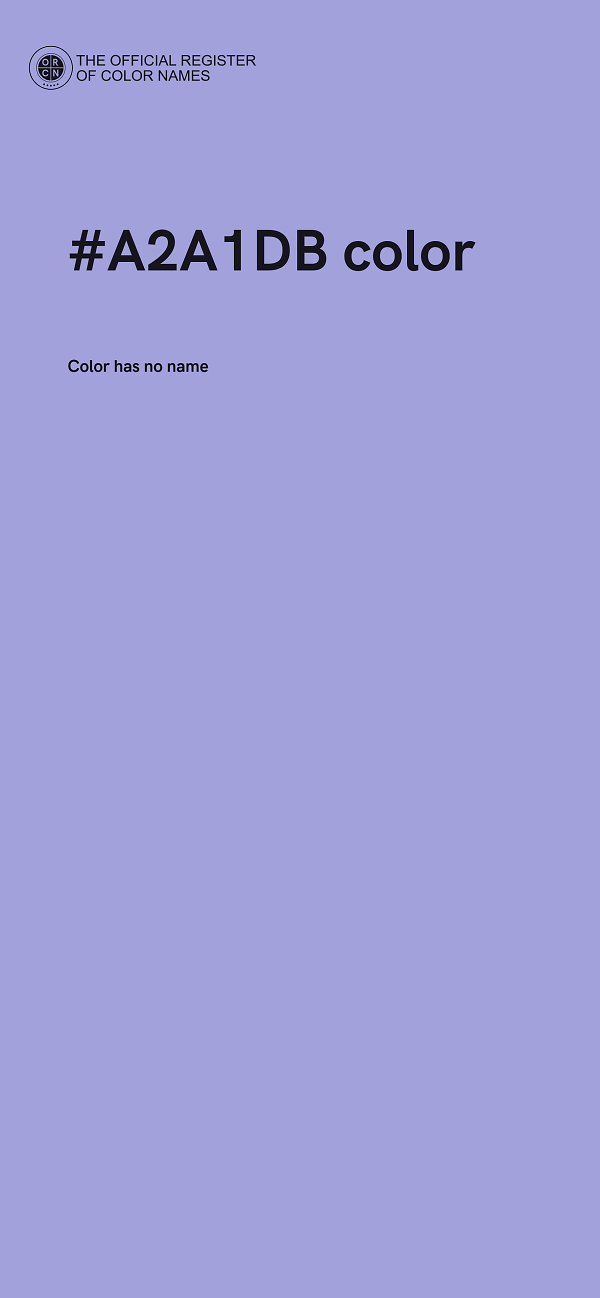 #A2A1DB color image