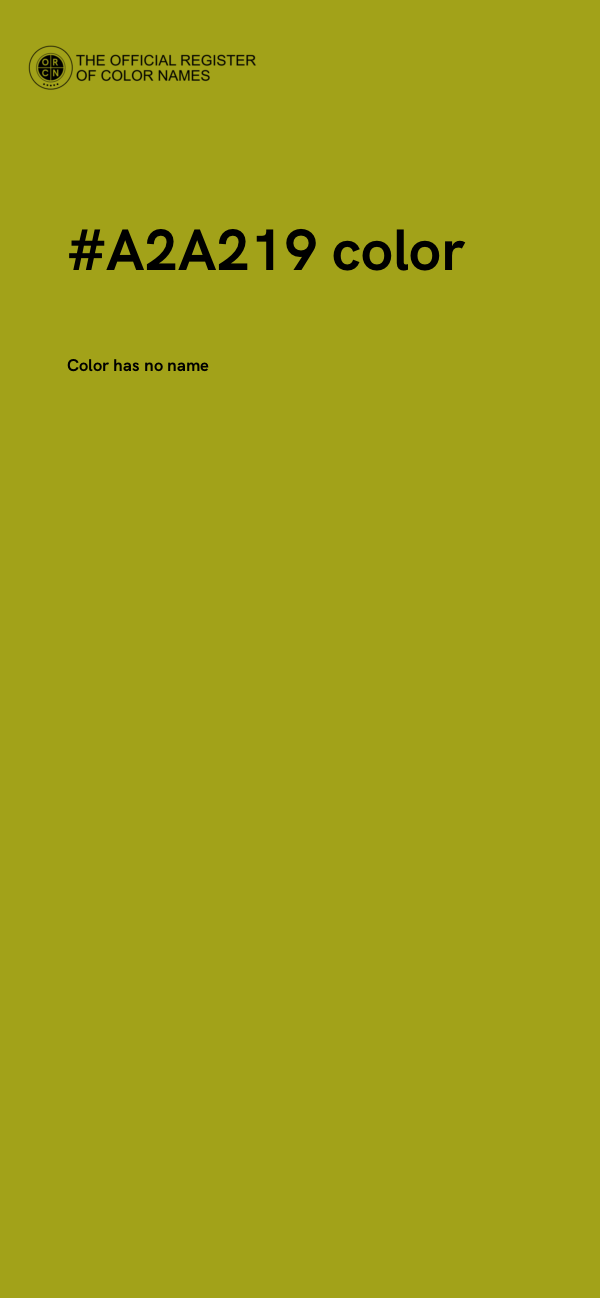 #A2A219 color image