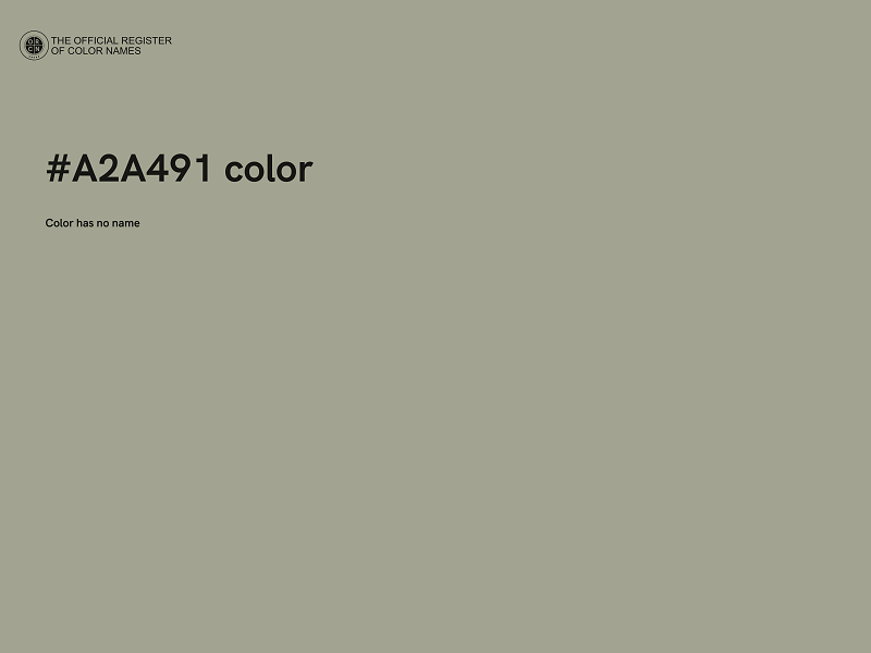 #A2A491 color image