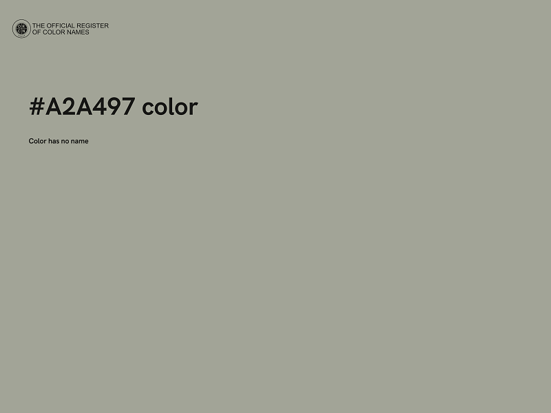 #A2A497 color image