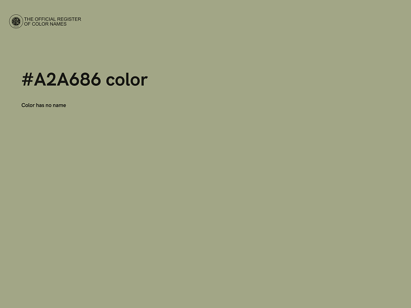 #A2A686 color image