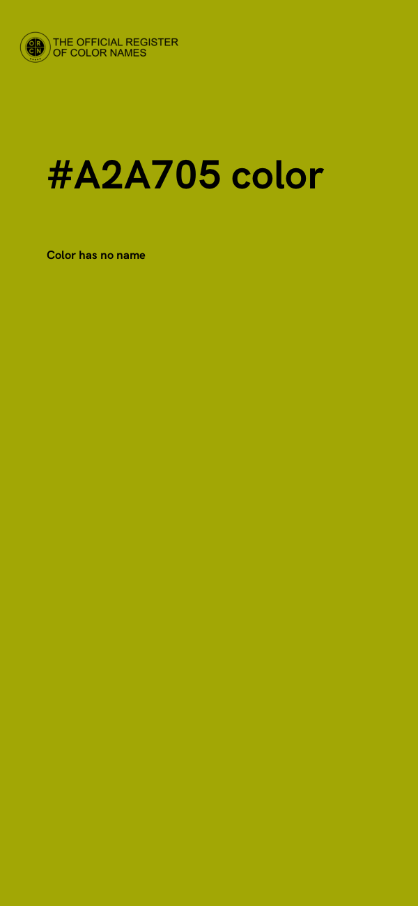 #A2A705 color image