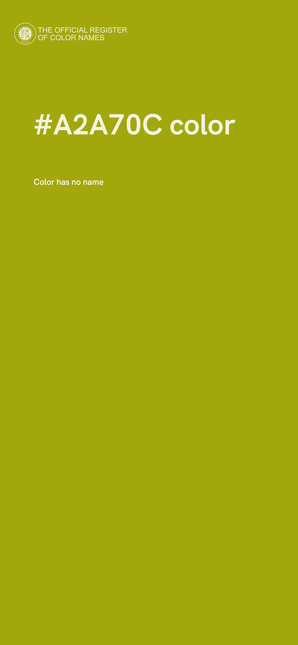 #A2A70C color image