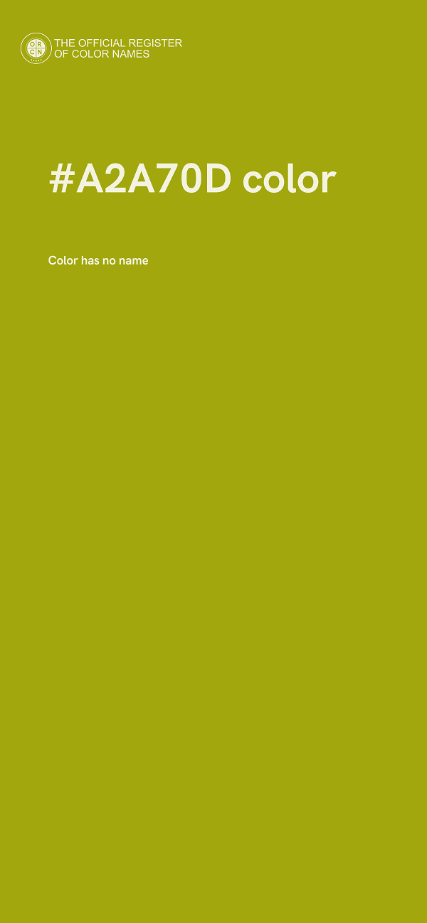 #A2A70D color image