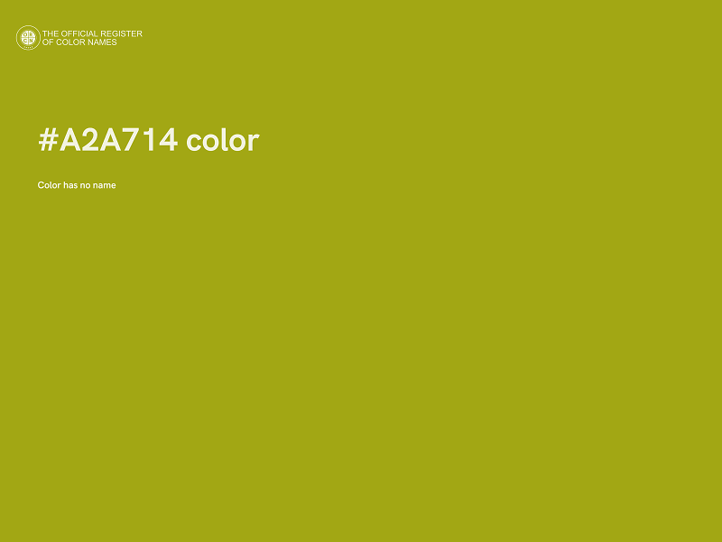 #A2A714 color image