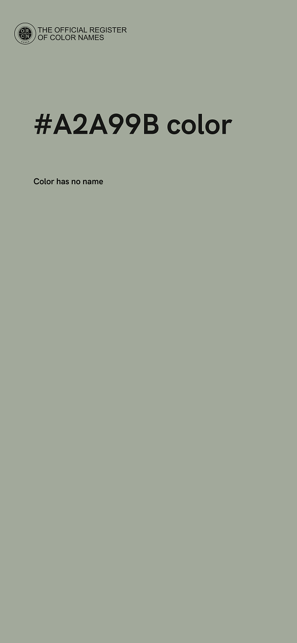 #A2A99B color image