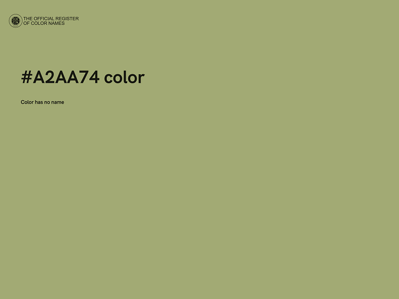 #A2AA74 color image