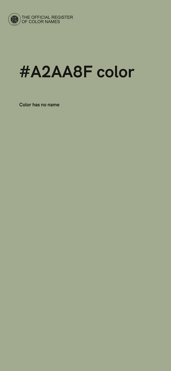 #A2AA8F color image