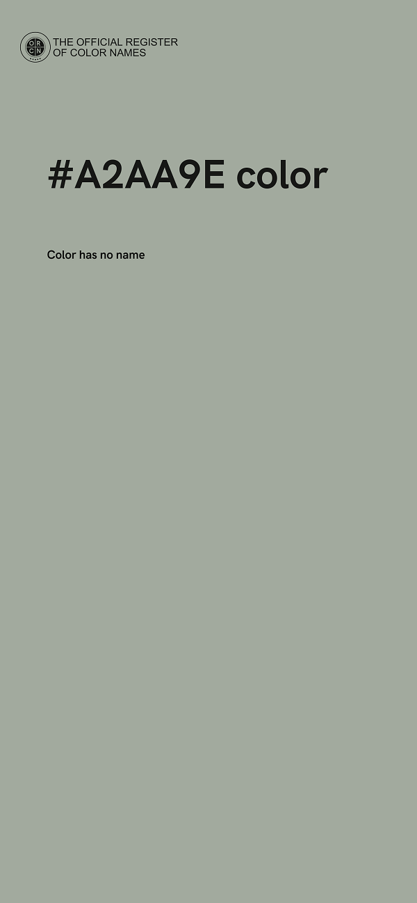 #A2AA9E color image