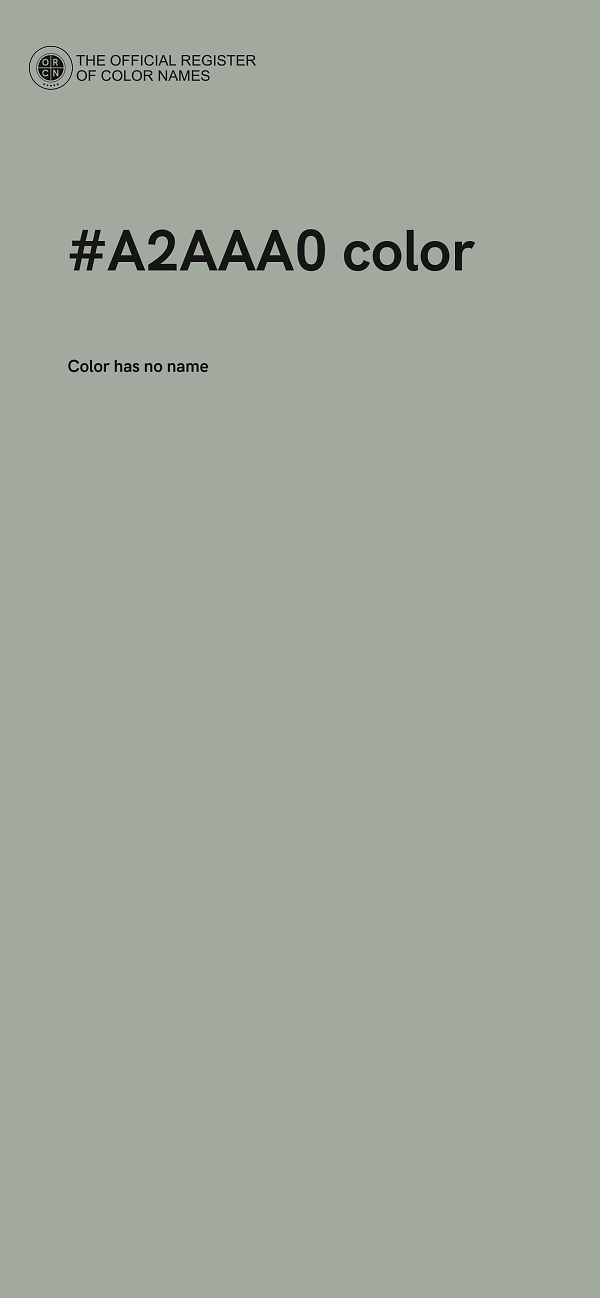#A2AAA0 color image