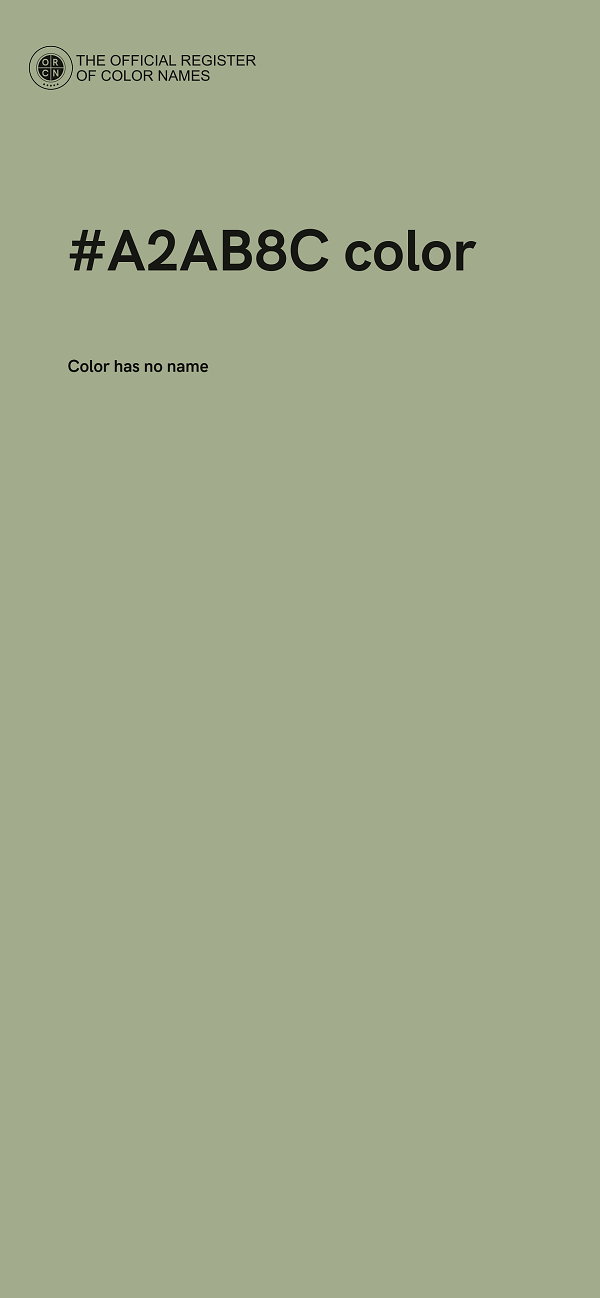 #A2AB8C color image