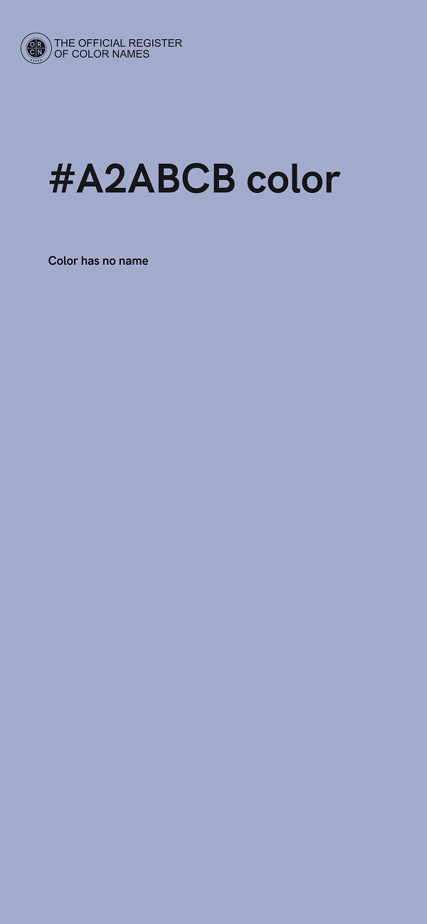 #A2ABCB color image