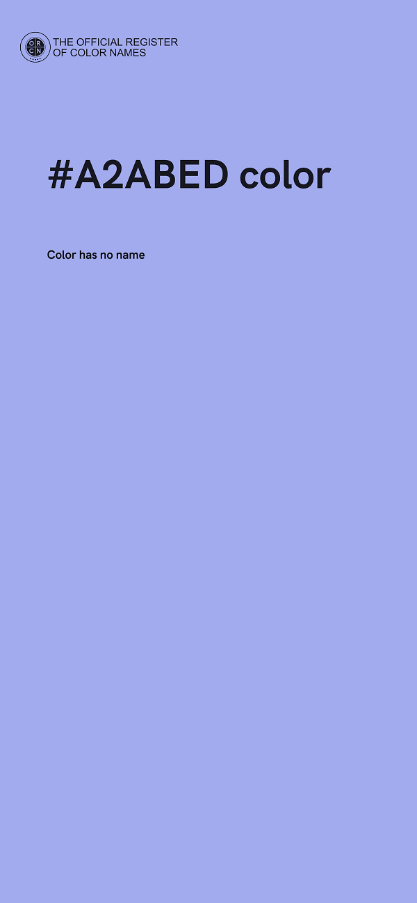 #A2ABED color image