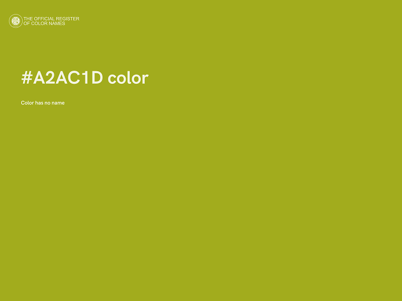#A2AC1D color image