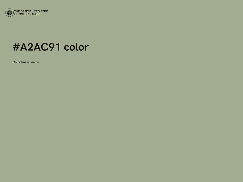 #A2AC91 color image