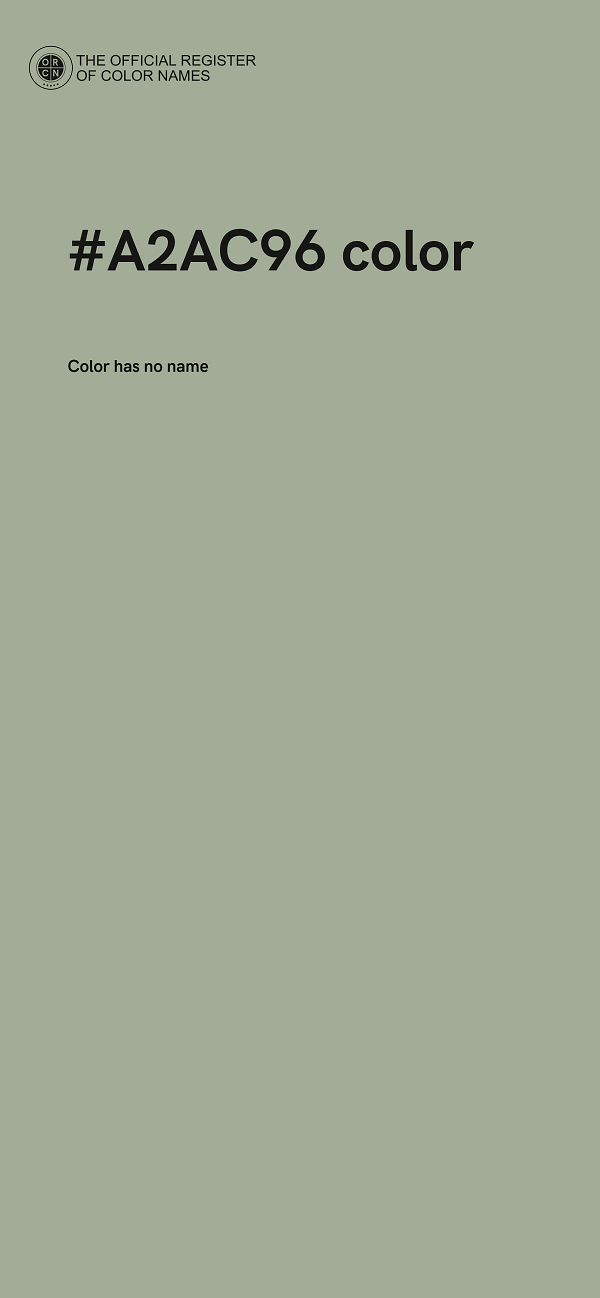 #A2AC96 color image