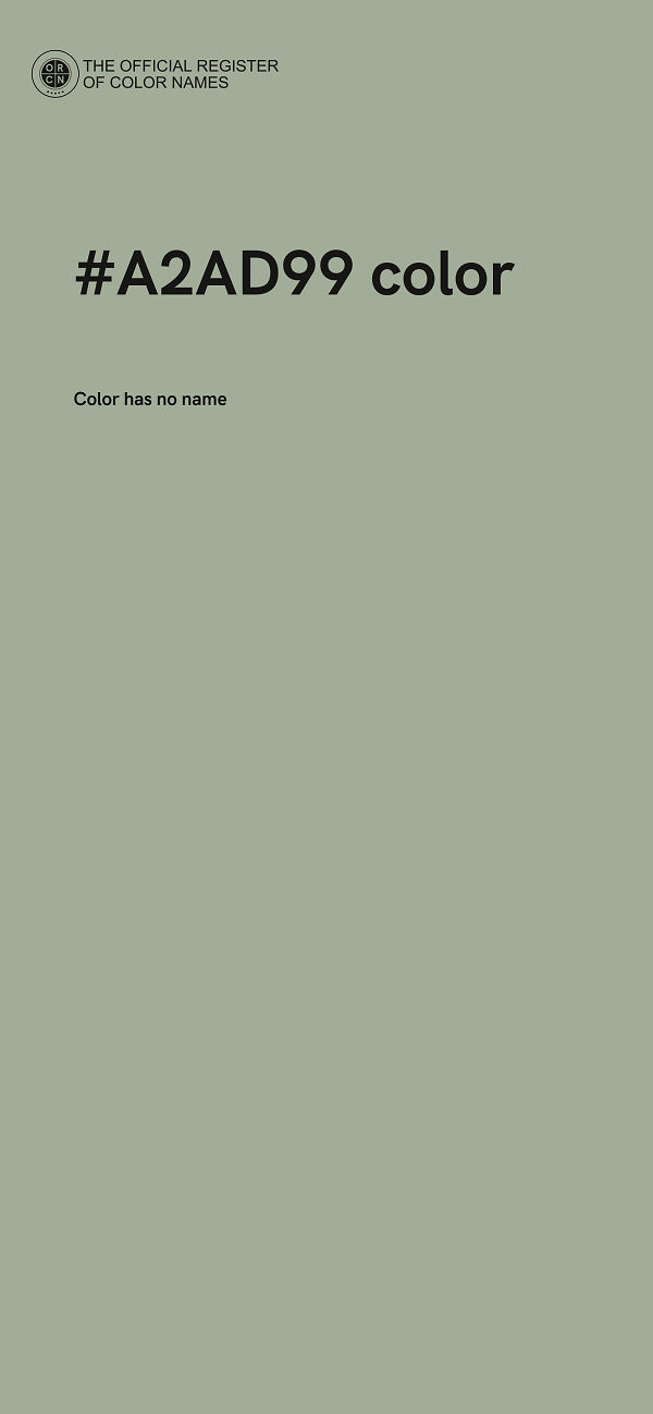 #A2AD99 color image