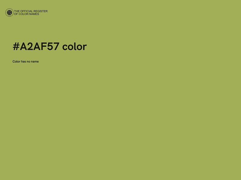 #A2AF57 color image