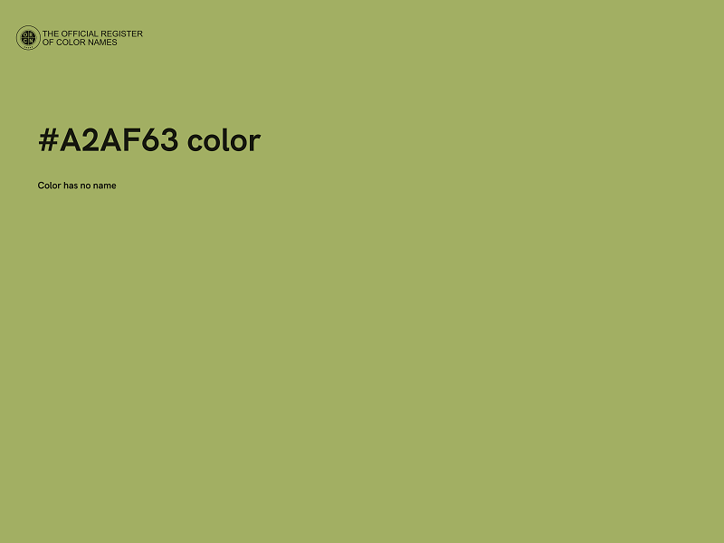 #A2AF63 color image