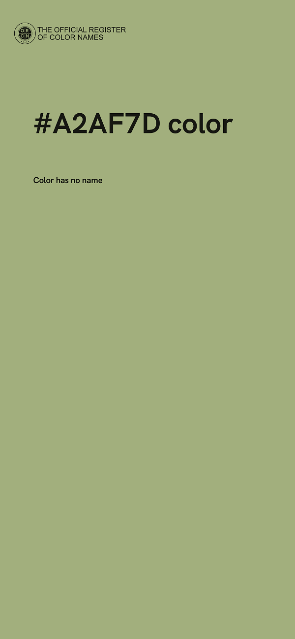 #A2AF7D color image