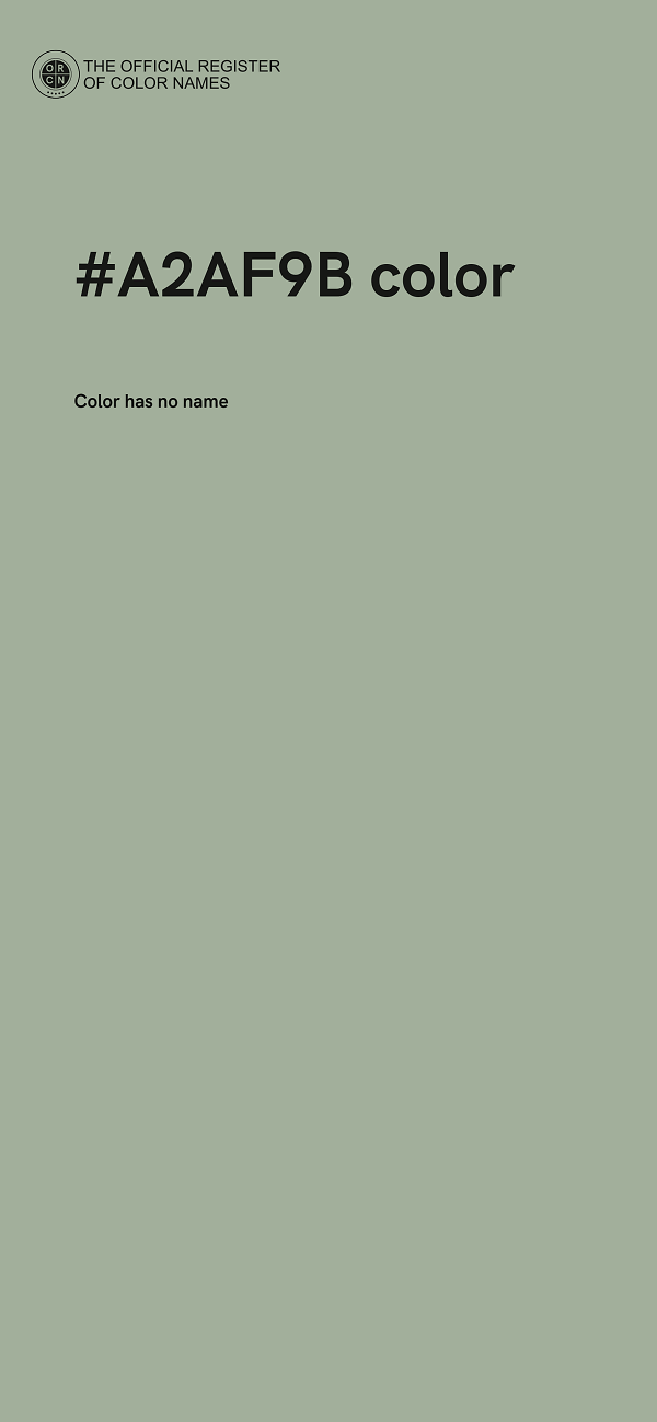 #A2AF9B color image