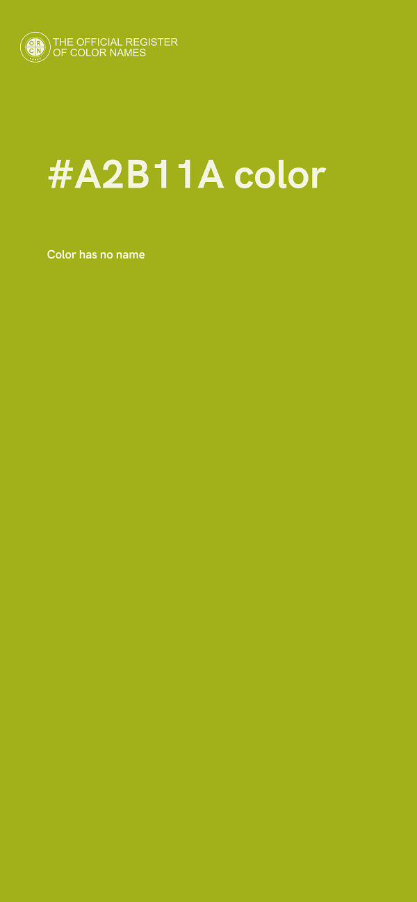 #A2B11A color image