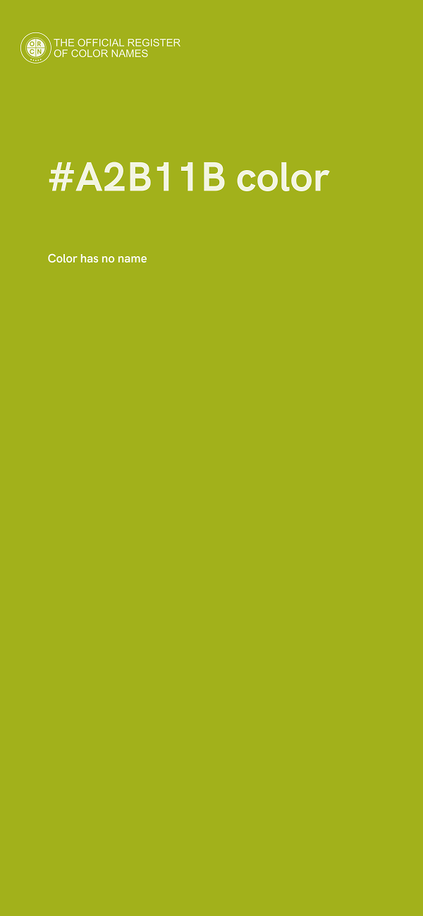 #A2B11B color image