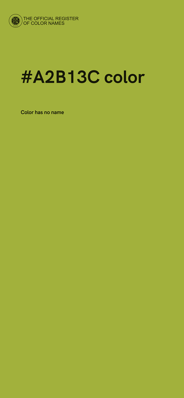 #A2B13C color image