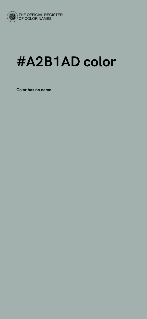 #A2B1AD color image