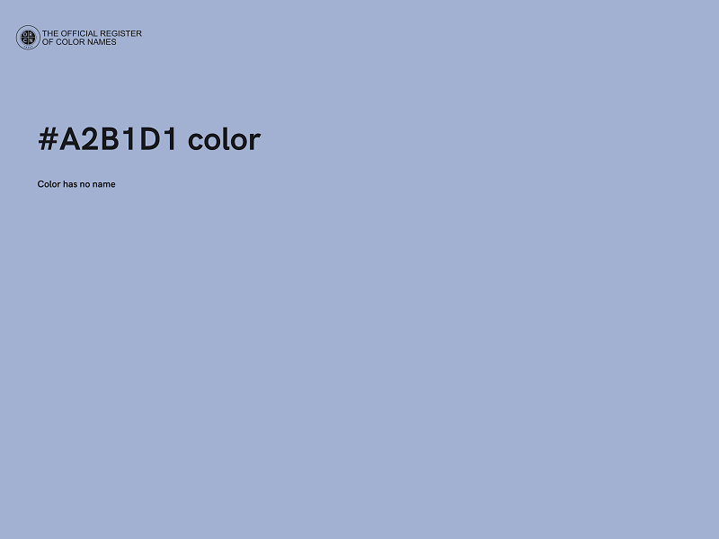 #A2B1D1 color image