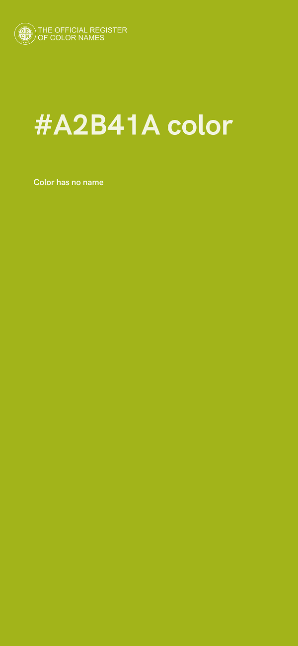 #A2B41A color image