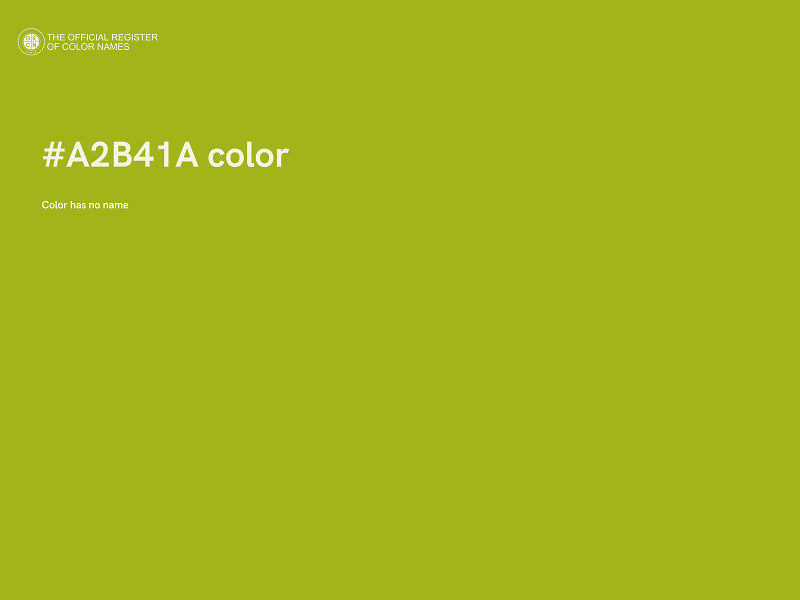 #A2B41A color image