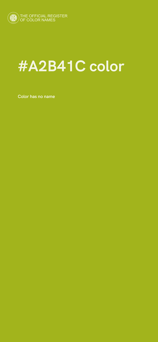 #A2B41C color image