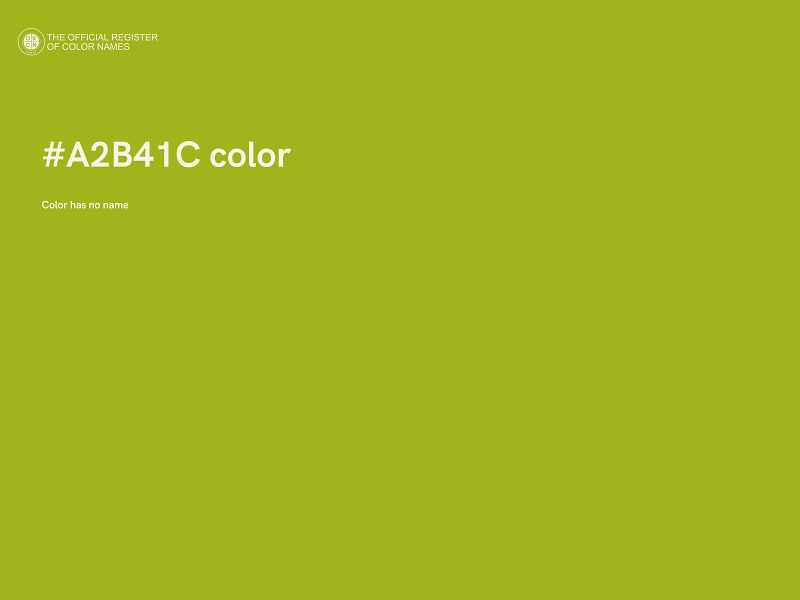 #A2B41C color image