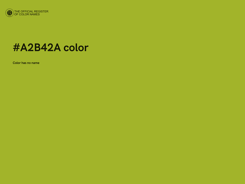 #A2B42A color image