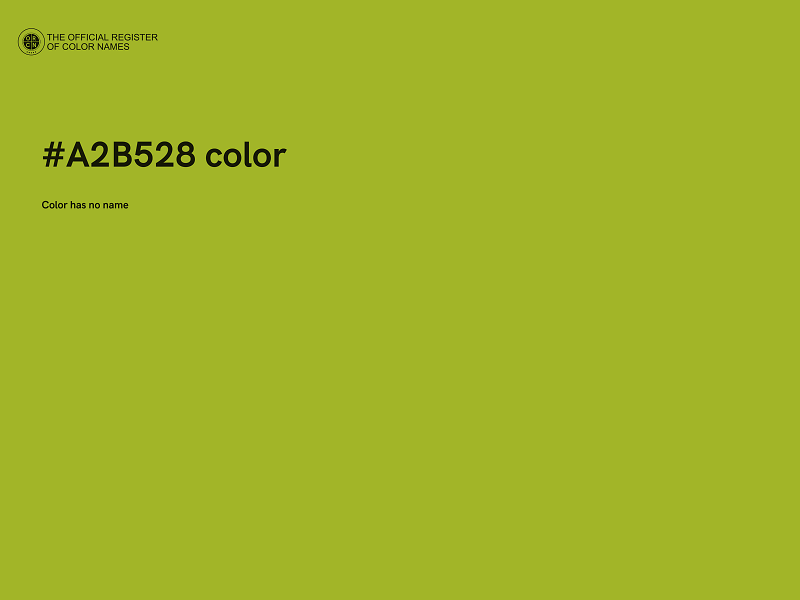 #A2B528 color image