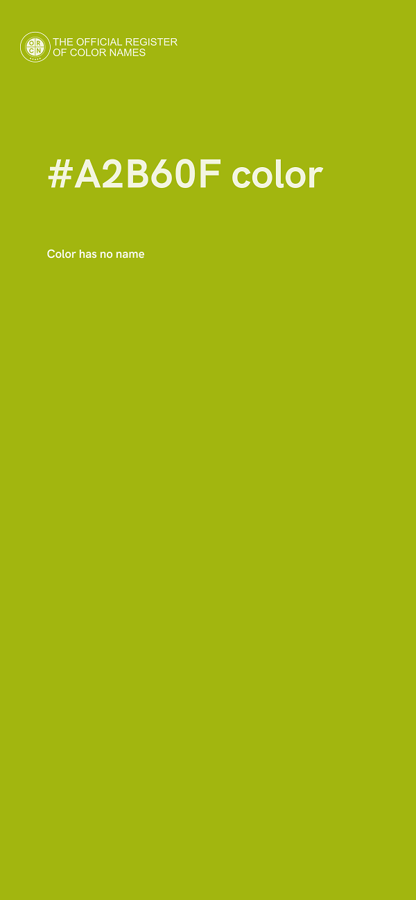 #A2B60F color image