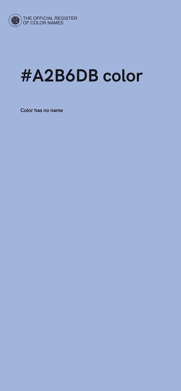 #A2B6DB color image