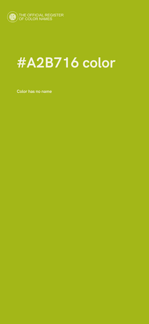#A2B716 color image