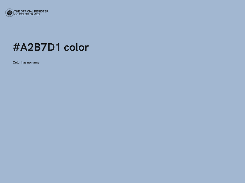 #A2B7D1 color image