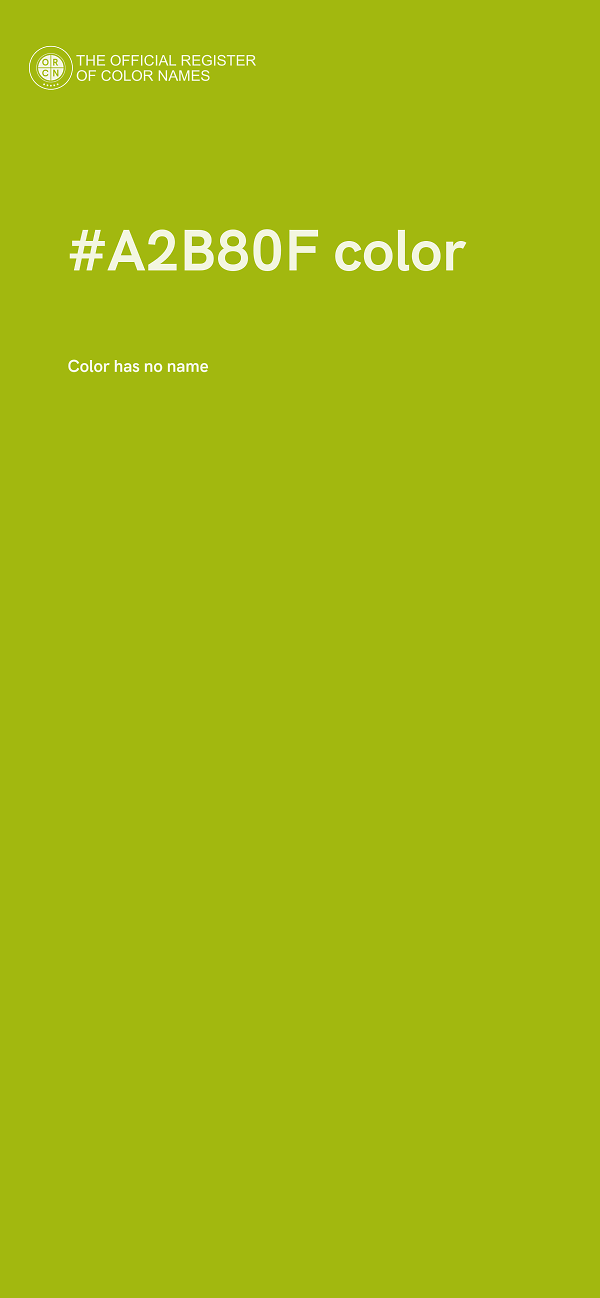 #A2B80F color image