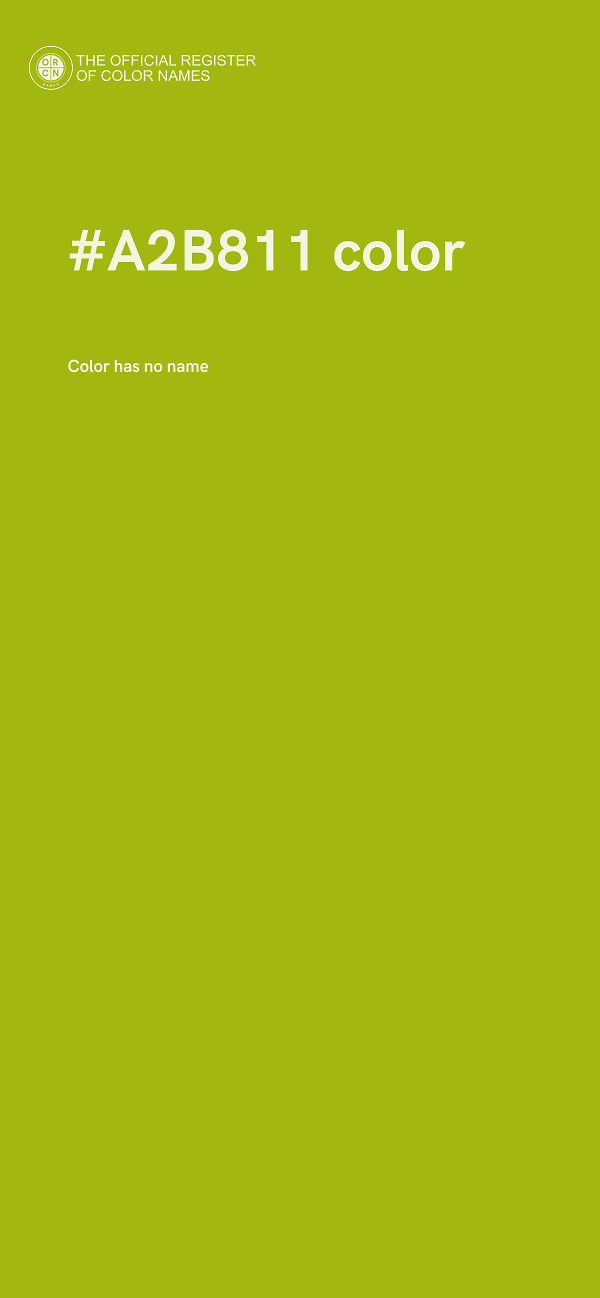 #A2B811 color image