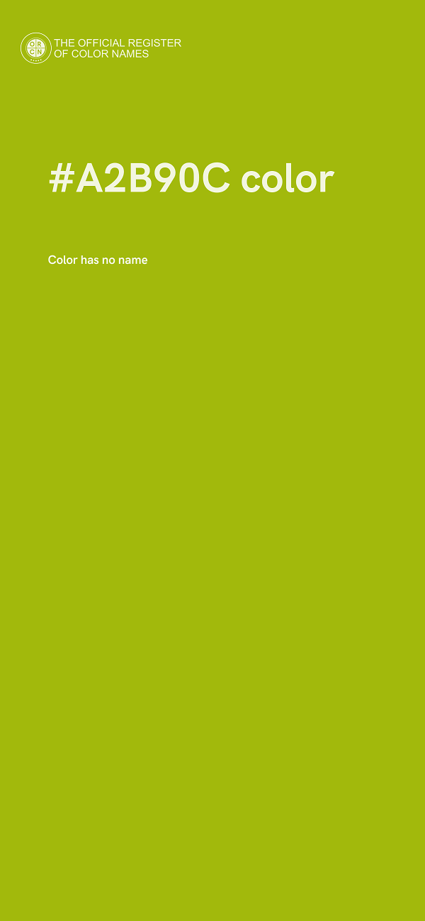 #A2B90C color image