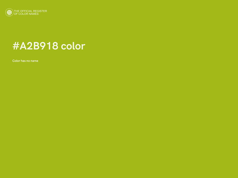 #A2B918 color image