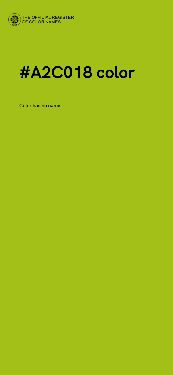 #A2C018 color image